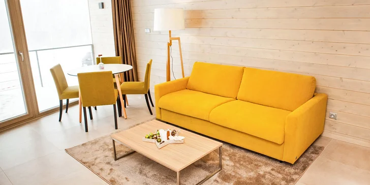 Podzim či zima v Krkonoších: designové apartmány se snídaní a wellness