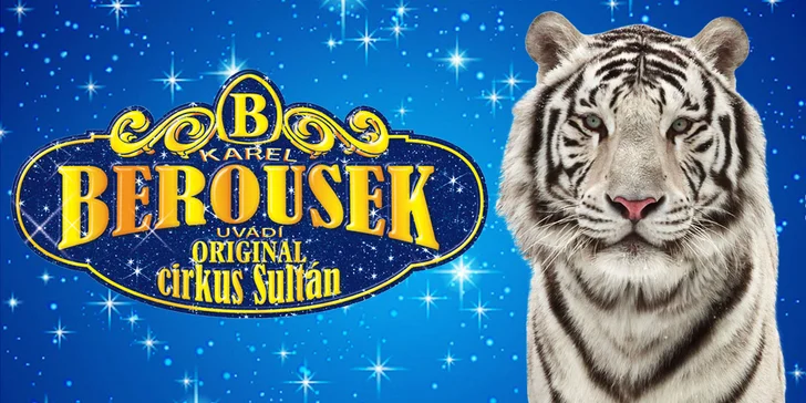 Vstupenky na originální cirkusovou show: Karel Berousek uvádí cirkus Sultán