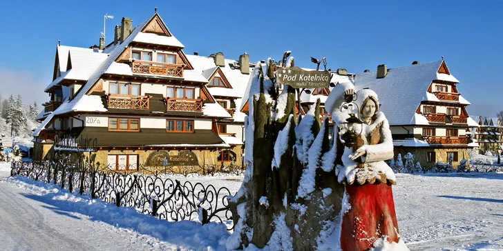 Polské Tatry ve dvou nebo s rodinou: jídlo, neomezený wellness i vstup do aquaparku Terma Bania