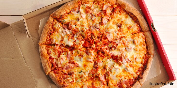Jedlíkovo kolo štěstí: Pizza dle výběru o průměru 32 cm nebo 45 cm s sebou