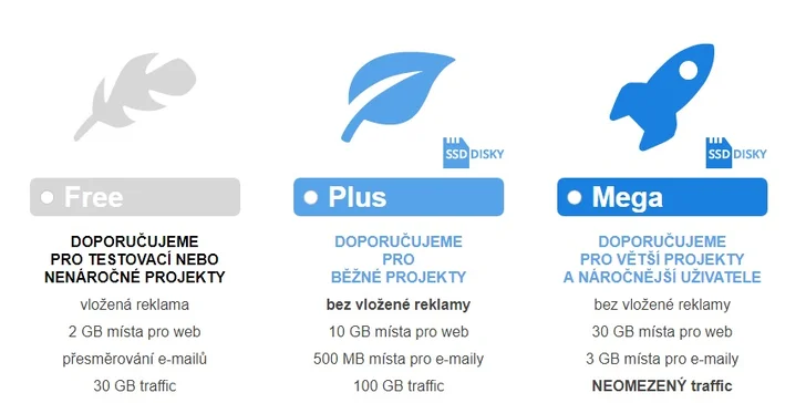 Kompletní služby: Hosting pro vaše stránky na 12 měsíců i registrace domény