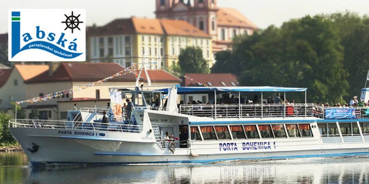 Okružní plavba z Litoměřic lodí Porta Bohemica 1