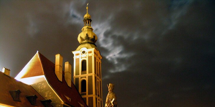 Krumlovské tajemno: večerní hodinová prohlídka města s průvodcem
