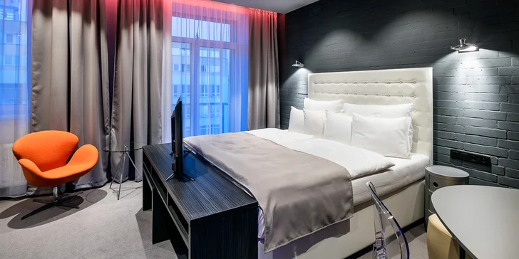 Noc v designovém pokoji 4* Grand Hotelu Imperial s degustační večeří