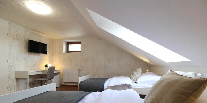 Pohoda v penzionu v Českém Krumlově: pěkný pokoj či apartmán