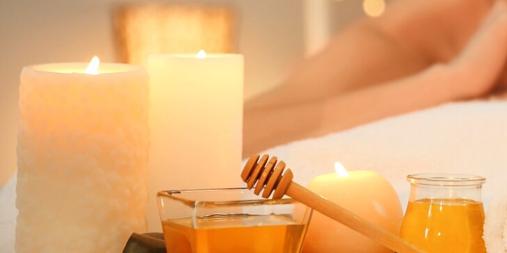 Voňavé masáže dle výběru ze 3 druhů: medová, aroma či thajská olejová