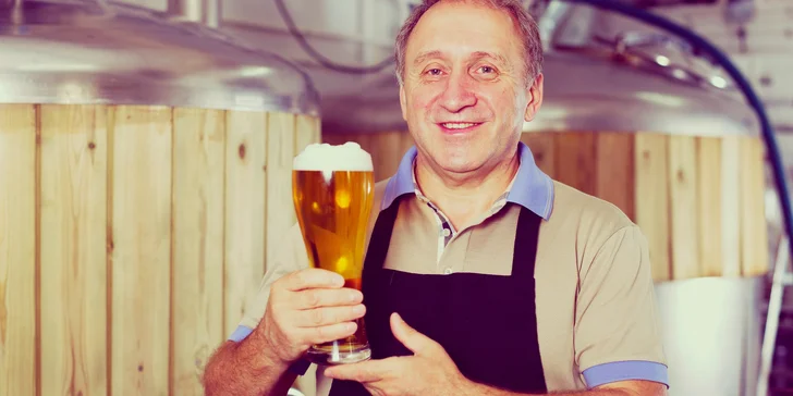 Komentovaná prohlídka Pivovaru Kvasar včetně neomezené konzumace piv