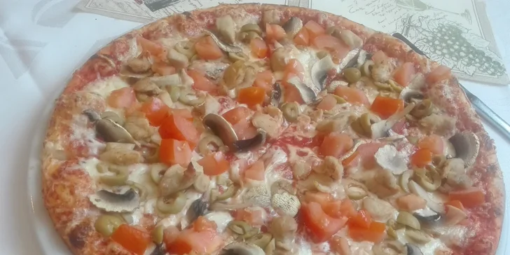 2x pizza dle vlastního výběru v hotelu Dukla