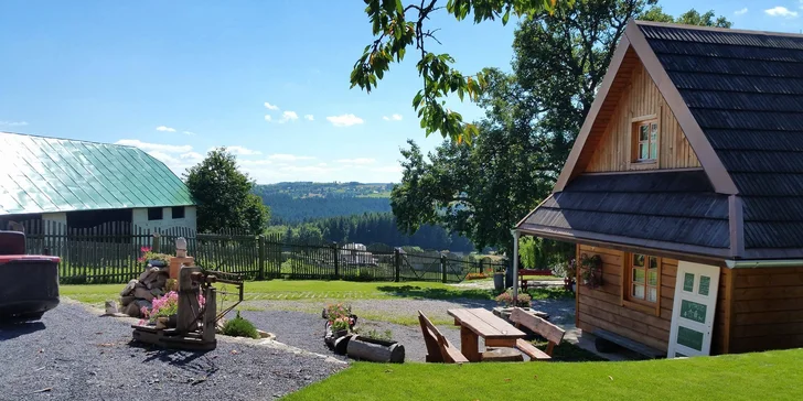 Pobyt s rodinou či partou přátel: Tradičně zařízená chalupa na Slovensku