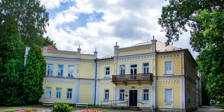 Pobyt ve Františkových Lázních s polopenzí, infrasaunou i procedurami