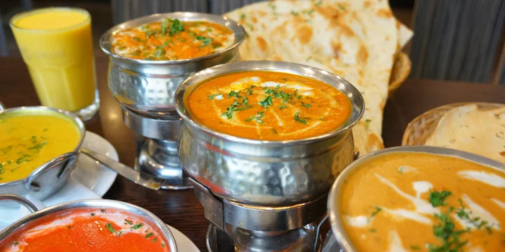 4chodové nepálsko-indické menu v masité i vegetariánské verzi pro 2