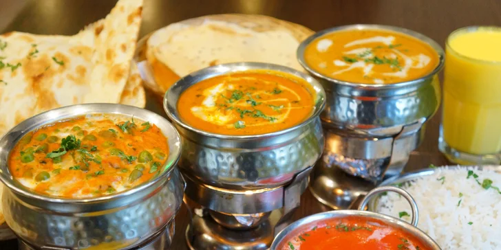 4chodové nepálsko-indické menu v masité i vegetariánské verzi pro 2