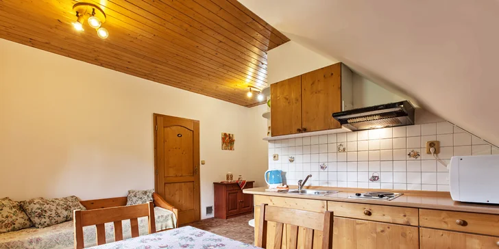 Příjemné ubytování a kouzlo Nízkých Tater s wellness pro dvě osoby