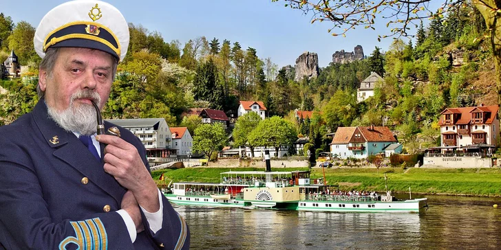 Zážitková plavba z Děčína do lázeňského Kurort Rathen a zpět, oběd i večeře