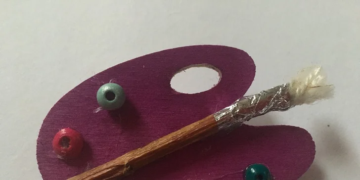 Workshop zdobení dřevěných broží s jarní tematikou vč. veškerého materiálu