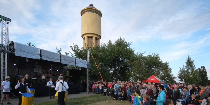 Vstup na rozhlednu Vodárna s interaktivní expozicí