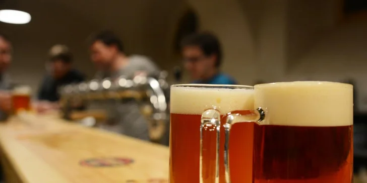 Komentovaná prohlídka pivovaru u středověké tvrze s degustací i dárkem domů