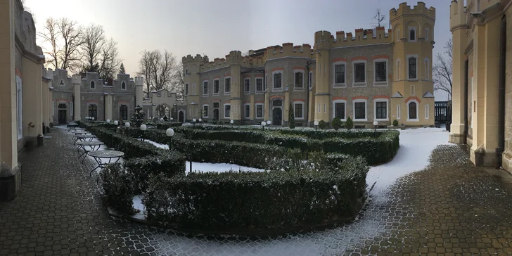 Romantika v Hluboké nad Vltavou: 4* zámecký hotel, luxusní wellness i večeře
