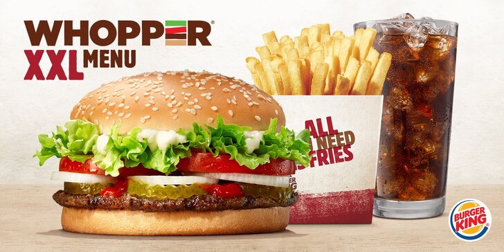 Nacpěte se Whopper burgerem nebo Chicken Boxem na pobočce Freeport Hatě