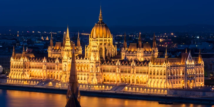 2 nebo 3 noci v Budapešti: romantický hotel blízko centra se snídaní