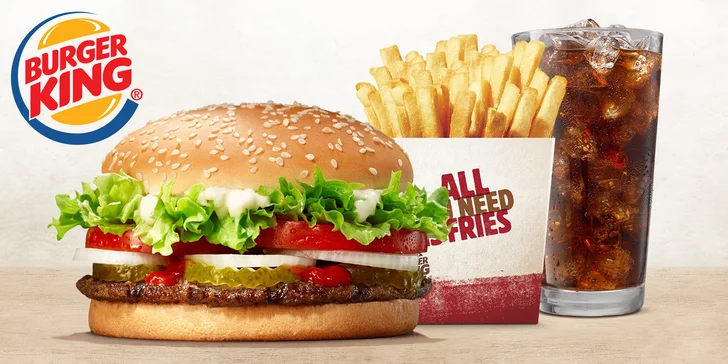 Nacpěte se Whopper burgerem nebo Chicken Boxem na pobočce Freeport Hatě