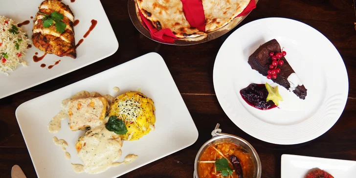 Degustační indické menu pro dva: na výběr i chody pro vegetariány