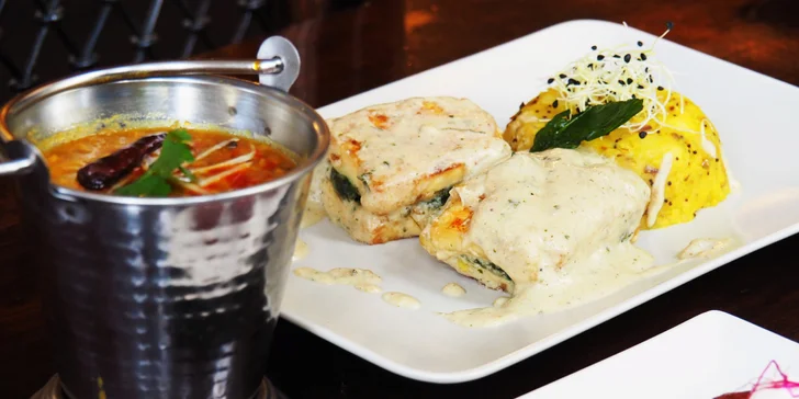 Degustační indické menu pro dva: na výběr i chody pro vegetariány
