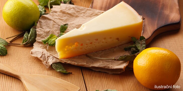 200 g nebo 400 g aromatického a chuťově velmi zajímavého sýru Firstkönig