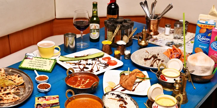 Otevřený voucher na indické a kašmírské speciality v hodnotě 500 či 800 Kč