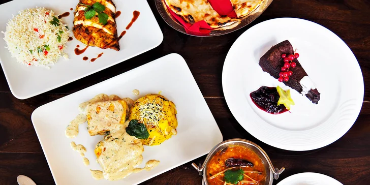 Degustační indické menu pro dva: na výběr i chody pro vegetariány