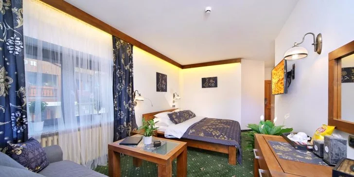 Ubytujete se v luxusním pokoji 4* hotelu.