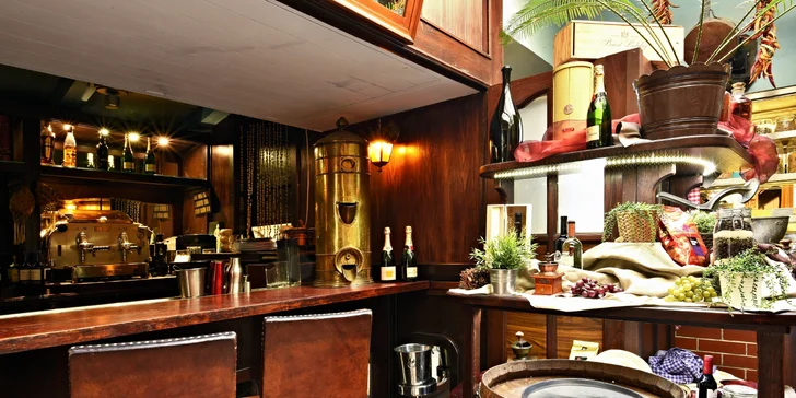 6chodové menu v La Bodeguita: chobotnice, tuňák, panenka i víno či koktejly