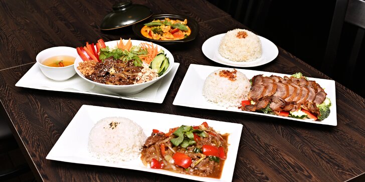 Vietnamské menu pro 1 či 2: Závitky nebo polévka a hlavní chod podle výběru