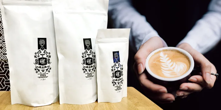 100 nebo 300 g africké výběrové kávy Gill´s Coffee přímo z pražírny
