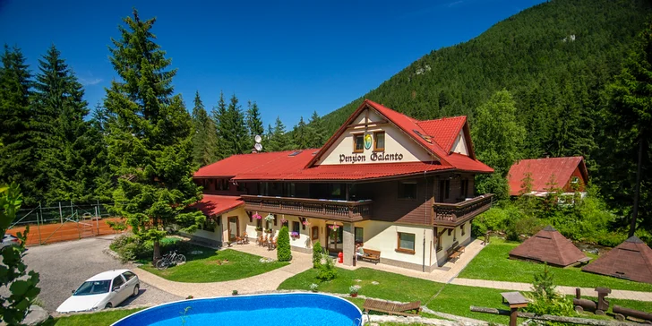 Jarní pobyt v Penzionu Galanto *** v Nízkých Tatrách s polopenzí i wellness
