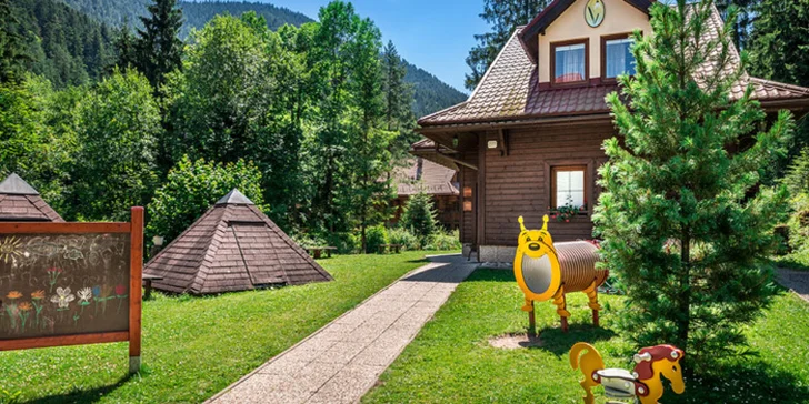 Pobyt pro dva v Nízkých Tatrách: polopenze, bezén i vířívá venkovní káď