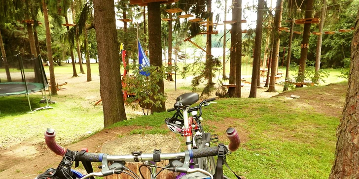3denní pobyt kousek od rybníka: polopenze, wellness i lanový park u hotelu