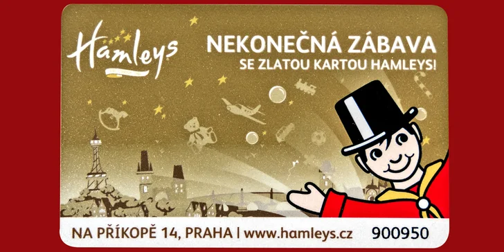 Neomezené roční využití atrakcí v Hamleys: kolotoč, bludiště, auta a další