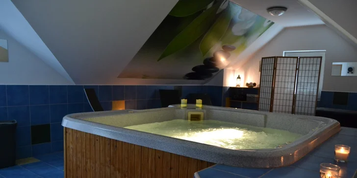 Uvolněte se: Privátní wellness se saunou i vířivkou na 120 minut