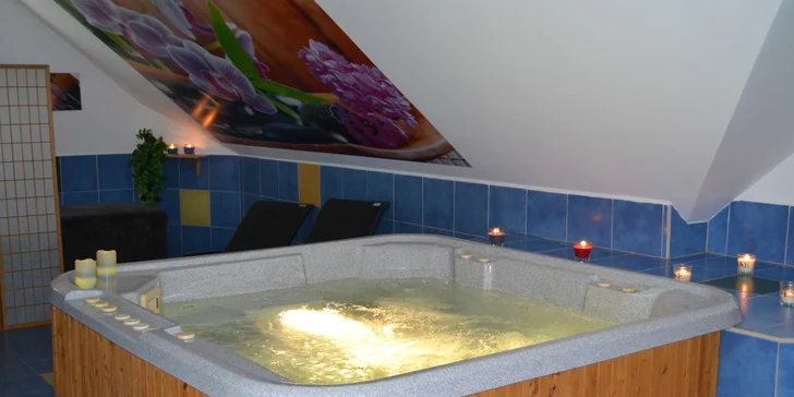 Uvolněte se: Privátní wellness se saunou i vířivkou na 120 minut