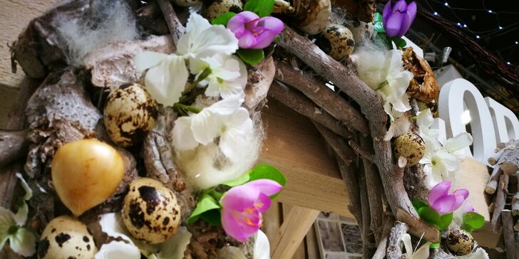 Workshop jarní floristiky v Carmen Flora - vyrobte si jarní aranžmá