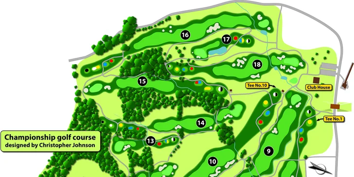 Golfový pobyt v Beskydech: neomezený vstup na green, snídaně a masáž