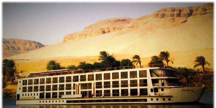 Plavba po Nilu a Hurghada: 5* ubytování, strava, památky, koupání i letenky