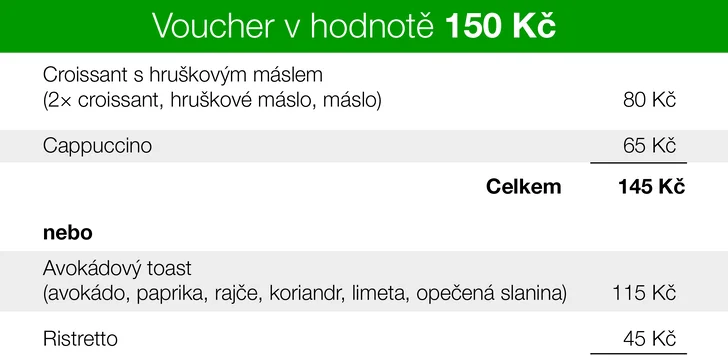 Otevřený voucher ke konzumaci v Mohaji Café na cokoli z nabídky