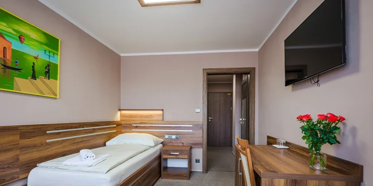 Objekt hotelu je pokryt bezplatným signálem Wi‑Fi.