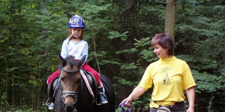 Letní dětský tábor u koní! V krásné přírodě nedaleko Prahy