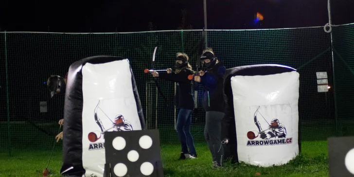 ArrowGame: Akční lukostřelba pro jednoho nebo v týmech až pro 6 hráčů