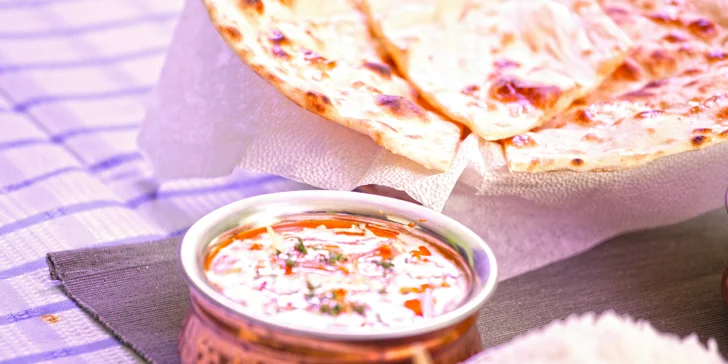Otevřený poukaz v hodnotě 300 Kč do autentické indické restaurace