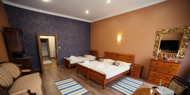 Romantický pobyt pro 2 s polopenzí a wellness v krásném secesním hotelu