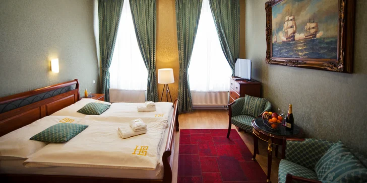 Romantický pobyt pro 2 s polopenzí a wellness v krásném secesním hotelu